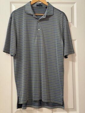 Turtleson striped polo